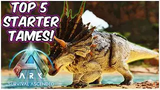 Top 5 STARTER TAMES To Get First In ARK SURVIVAL ASCENDED!