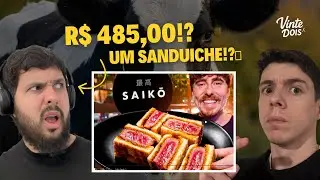 SANDUICHE MAIS CARO DO BRASIL, QUASE R$500,00