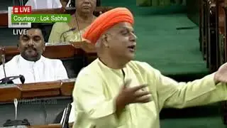 MP Virendra Singh fabulous speech on No-Confidence Motion in  Loksabha making fun of Rahul G.