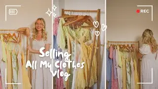 Selling all my clothes (+ How to get free clothes) Sustainable Fashion Vlog
