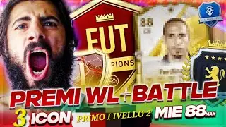 APRIAMO I PREMI DEL MIO PRIMO LIVELLO 2 FUT CHAMPIONS & LE MIE TRIPLE ICON DAL  DROP BRUTTACCHIONE