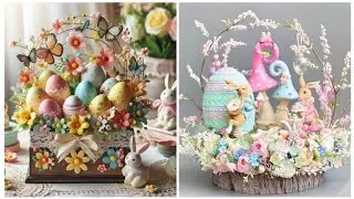 Elegant Easter Centerpiece Ideas with Soft Florals and Neutral Tones