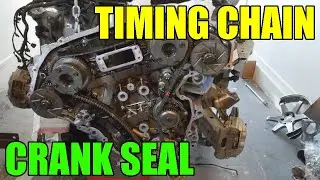 G35 350Z Timing Cover and Chain Disassebmly and Crank Seal Replacement