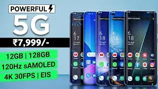 6GB + 128GB | Top 5 Best 5G Phones Under ₹8000 | EIS CAMERA | Best Phone under 8k