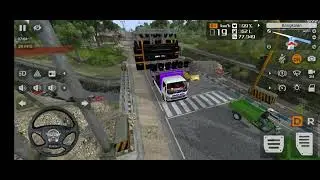 INDIAN HEAVY TIPPER TRUCK EXTREME MUDDY OFF-ROAD DRIVE ! BUS SIMULATOR INDONESIA