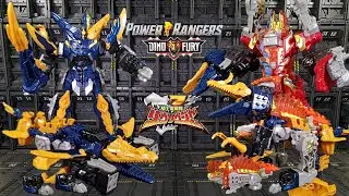 Bandai Minipla KishiRyu Neptune & Dimevolcano RyuSoulger - Dino Fury Power Rangers Megazord