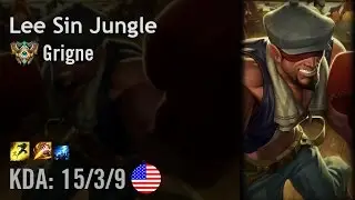 Lee Sin Jungle vs Shaco - Grigne - NA Challenger Patch 6.10