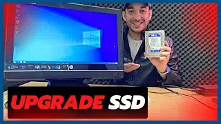 Aprenda Como abrir Computador HP All in One 200-5000 Upgrade SSD & Memória [ Tutorial ]  #hpallinone