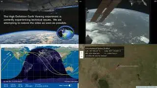 Passing Over North America - NASA/ESA ISS LIVE Space Station With Map - 957 - 2019-07-31