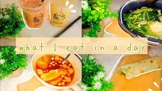 what i eat in a day!🍹🌭 (indonesia)🇮🇩 | 내가 하루에 먹는 것