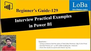 Power BI Interview Questions | SUMX in power bi | Applying filter in a measure