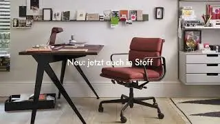 Vitra | Home Stories for Winter 2023 | In Stoff: Aluminium Soft Pad Chair | smow
