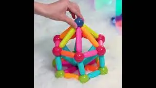 Magnetic Balls and Rods Set Educational Magnet Building Blocks