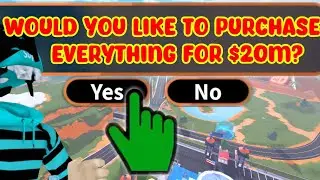 I bought EVERY Obtainable ITEM In Roblox Jailbreak!