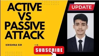 Active vs Passive Attack 😮 | Difference Explained | Cyber Security