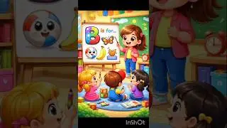 👶ABC Letter B for Kids | Fun Learning with Ball #shorts