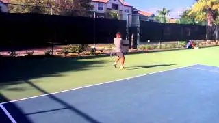 Petar Conkic training at IMG academy