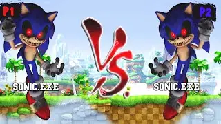 2 Sonic exe VS 2 Sonic exe I Sonic Battle JUS MUGEN v4