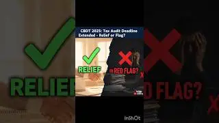 CBDT 2025: Tax Audit Deadline Extended &ndash; Relief or Red Flag? #incometaxaudit #taxaudit #taxscan #tax