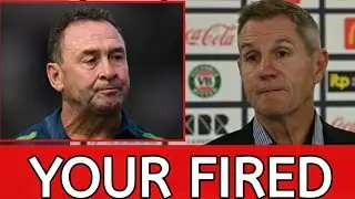 JUST IN!Ricky Stuart SACKED by Canberra Raiders - Coach Replacement Already Lined Up?