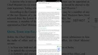 M Laxmikant Chapter 31 - Chief minister. Part 2