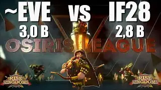Osiris league season 3 Division FINALS ~EvE 3.0B vs 2.8B IF28 - Rise of Kingdoms