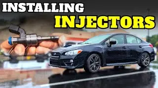 2016 WRX | Installing injectors w/ new seals & a bit of interior work | VA WRX FA20
