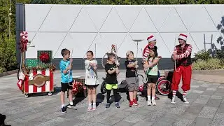 Christmas Show Quinn Performed with Max & Aydar Juggling Duo EPCOT at Disney World