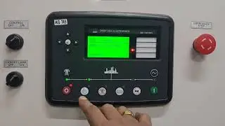 How to Reset Emergency Stop shutdown !! Kirloskar DG Emergency Stop !!