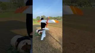 Homemade Rc plane india | How to make thermocol rc plane test flying #reel #rcplane