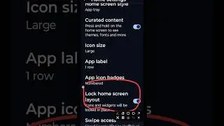Home Screen Layout Lock 🔒 | Icons Hile Nahi Ab 😱 | Android Setting