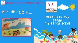 🏖️DIY Beach Scene Steam Activity⛱️#beach #kids #art #steam