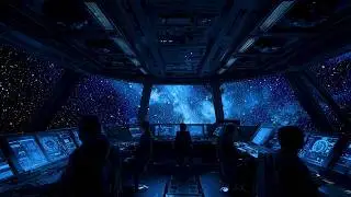 Cosmic Spaceflight | Spaceship Ambience for Sleeping & Deep Relaxation