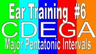 Relative Pitch Training - Five Notes Ear Programming | Major Pentatonic Interval | Ear Training Ex 6