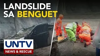 Landslide sa Marcos Highway sa Tuba, Benguet, naitala dahil sa Bagyong Nando