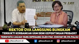 JELAS SUDAH SEKARANG‼️REKTOR OVA LANGSUNG BUNGKAM, KORBANKAN NAMA UGM DEMI KEPENTINGAN PRIBADI!? 