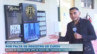 Por falta de registro de curso, alunos de medicina da UFPI de Picos n&atilde;o conseguem exercer profiss&atilde;o
