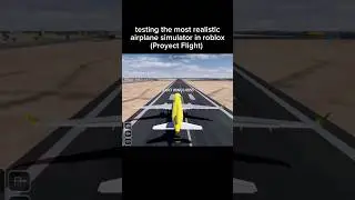 probando el simulador de aviones m&aacute;s realista de roblox (Proyect Flight)