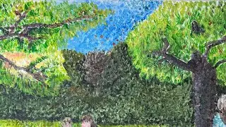 Joel&rsquo;s Visual Art Canvas Painting journey - semester 2 year 7- Homeschooling