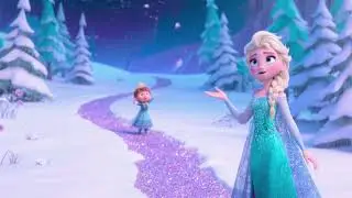Elsa and the Echo Wind Glitter Trail 4 ❄️✨💨 | Magical Kids Song & Nursery Rhyme