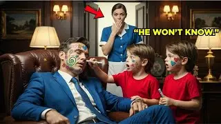 Millionaire Pretended to Sleep to Test the Maid&rsquo;s Twins&hellip; But What They Did Left Him in Tears