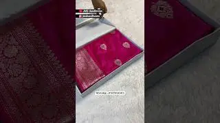 Pure Katan Silk Kadua Minakari Banarasi Saree | banarasi saree | @JMSHandlooms #viral #shorts