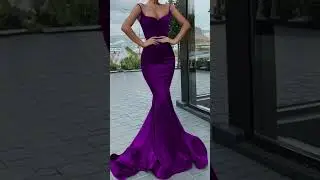 Purple Formal Dresses For Women #fashiontrends#partywear #purple #trending #formalcollection #style