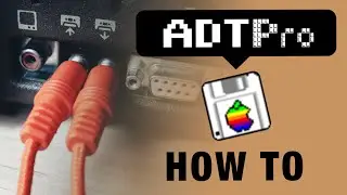 How to set up ADTPro to send software to the Apple IIe (best audio settings)