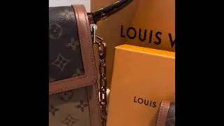 Authentic Louis Vuitton M44391 Dauphine Bag and M68725 Dauphine Compact Wallet Review #microchipped