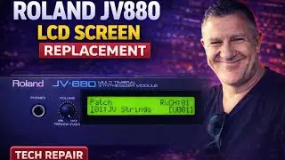 Roland JV880 - How I changed the LCD screen