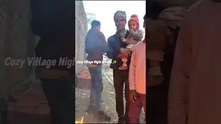 Traditional Indian Way to Stay Warm 🇮🇳 | Village Night #usashorts