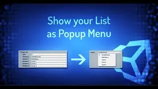 Show your List as Popup in Unity Tutorial