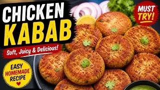 Ramadan Iftari Special 🍗 | Juicy Chicken Kabab Recipe #chiken #kabab #racipe #cooking #ramadan #yt 