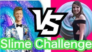 COMPETITIVE COUPLE SLIME CHALLENGE!!!!